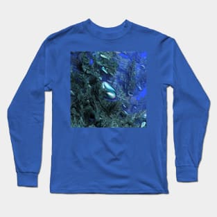 Shiny blue pebbles Long Sleeve T-Shirt